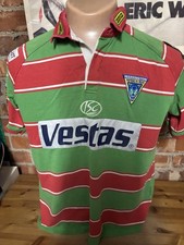 ISC WARRINGTON WOLVES RUGBY LEAGUE FOOTBALL SHIRT ADULT SIZE LARGE