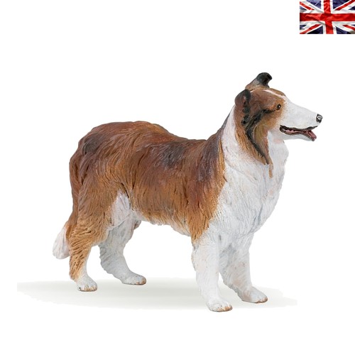 Multicolour collie figurine - multicolour,