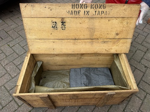 Vintage wooden shipping - vintage, crate