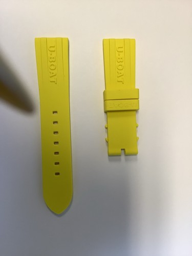 Boat rubber watch strap - rubber,