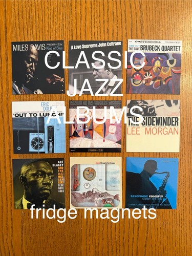 Classic jazz fridge magnets - jazz,