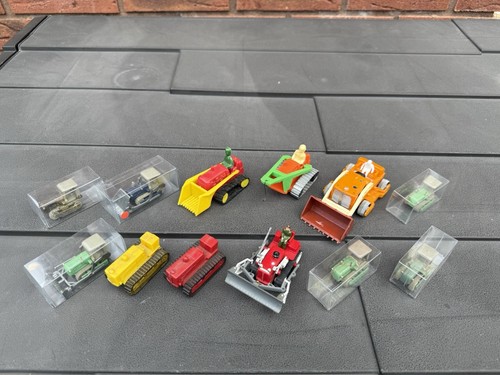 Vintage plastic dozer model - vintage,