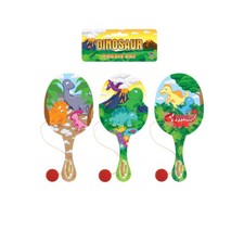 Dinosaur Wooden Paddle Bat and