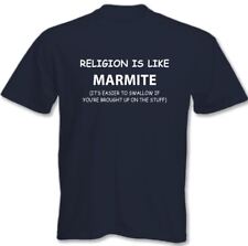 Atheist T-Shirt Religion Is Like Marmite Mens Atheism