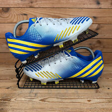 Adidas Football Boots Mens Size UK 8 Predator Elite Lethal Zones White Blue LZ