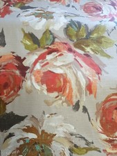 Upholstery printed linen
