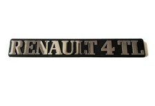 RENAULT 4 TL emblem with black