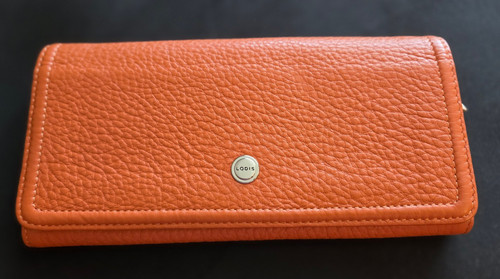 Lodis genuine leather orange - leather,
