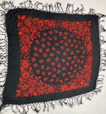 Vintage Silk Beautiful Printed