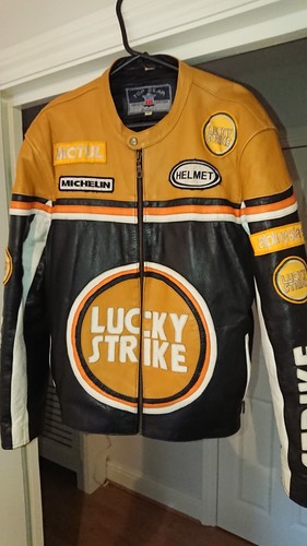 Lucky strike leather jacket - leather,