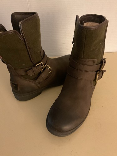 Ugg women brown leather - brown,