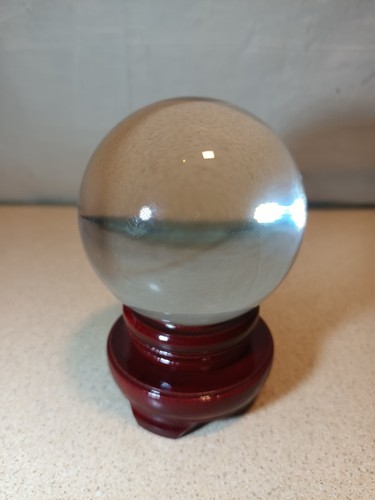 80mm clear glass crystal ball - 80mm,