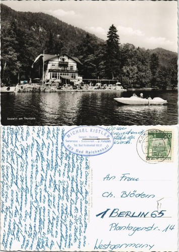 Postcard bad reichenhall - postcard,