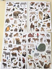 160 Wild Animal Stickers