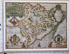 Old Tudor map of