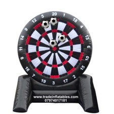 Giant 3m Dartboard inflatable 6 x Footballs Commercial Grade from a UK company.