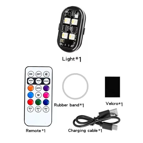 New wireless rgb led - new, strobe