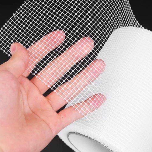 White fibreglass plaster - white, tape