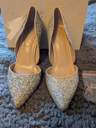 Women silver glitter - women's,