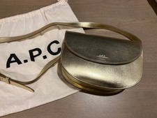 A.P.C. Luxembourg Gold Shoulder Bag