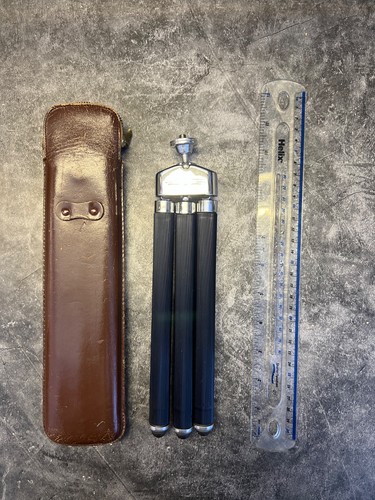 Vintage camera tripod with - vintage,