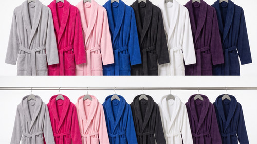 Cotton bath robe unisex terry - bath,