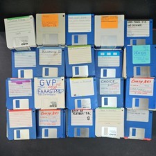 Joblot x425 Commodore Amiga 3.5" Disks UNTESTED Copies Blanks Apps Games #2