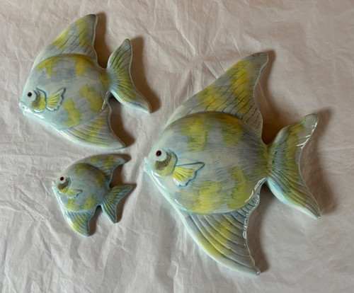Vintage ceramic angelfish - vintage,