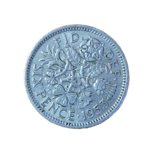 Elizabeth sixpence 6d - ii,