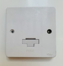 Tenby Vintage 13A 250V Unswitched Fused Connection Unit In White (USED)