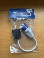 16A Plug 13A Socket Generator Caravan Hook Up Adaptor Converter Cable Motorhome