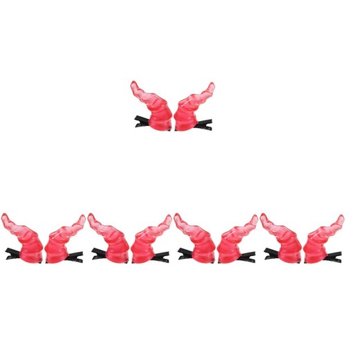 Devil horn hair - clip, resin