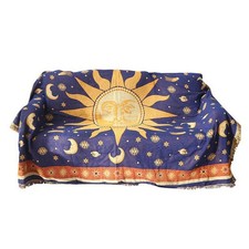Sun Moon Stars Cotton Woven