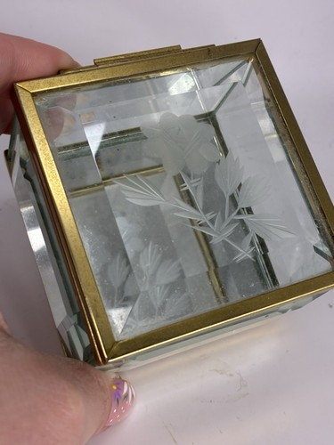 Vintage brass beveled - vintage,