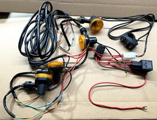 MOTORCYCLE INDICATORS WIRING LOOM HARNESS 6V RELAY HANDLEBAR SWITCH UNIVERSAL 