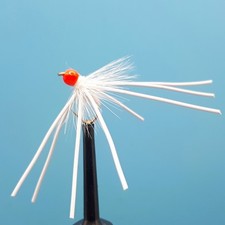 3 x RED BEAD HEAD WHITE