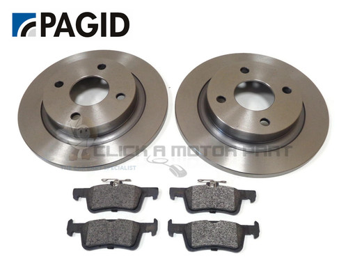 Pagid rear brake discs - 2,