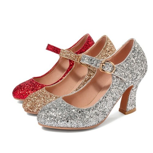 Ladies ankle strap shoes - ladies,