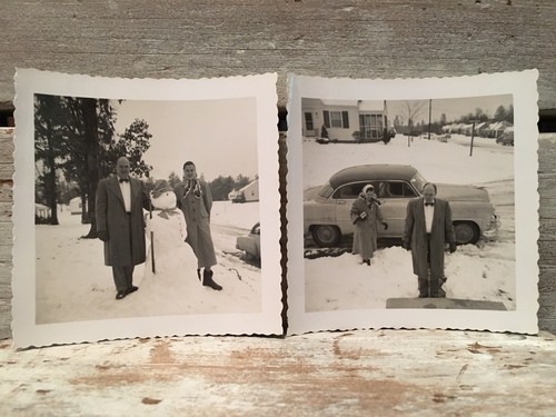 Vintage black white photos - vintage,