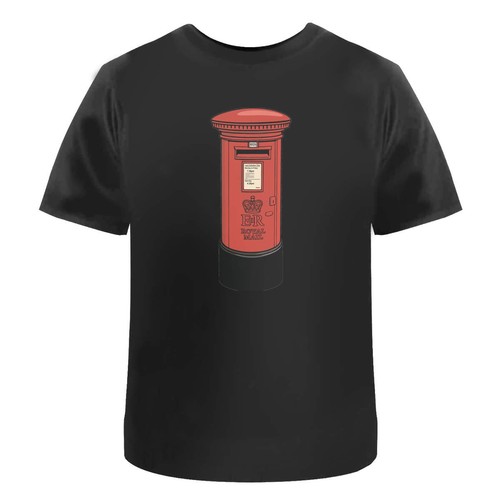 British red pillar - red, box'