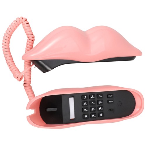 Corded lip phone - novelty,