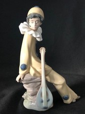 FINE NAO FOR LLADRO PORCELAIN FIGURINE 1054~ WANDERING MINSTREL CLOWN