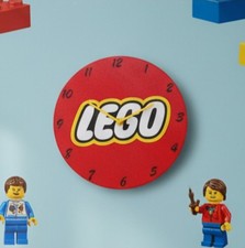 Brick Lego Wall Clock 24cm