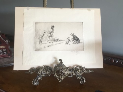 Eileen soper etching signed - eileen, in