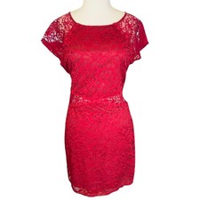 Vintage Coquette BCX Red Lace