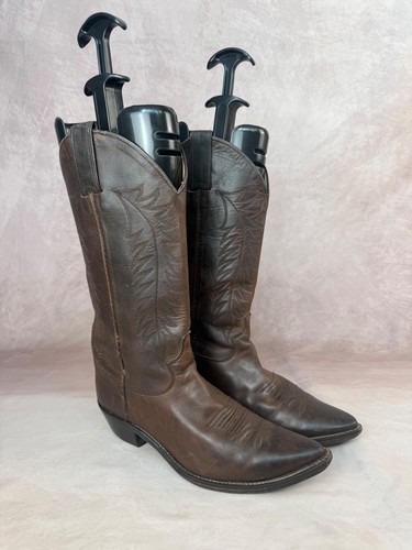 Vintage justin cowboy boots - cowboy,