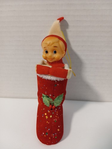 Vintage rubber face elf - rubber,