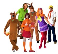 Adult Licensed SCOOBY DOO and Gang Characters Fancy Dress Costume TV Outfits