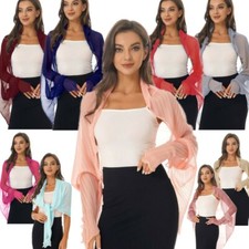 Women Cardigan Chiffon Tops