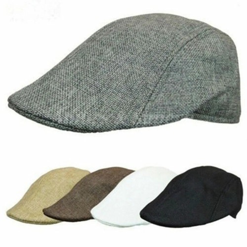 Tweed check flat cap - tweed,